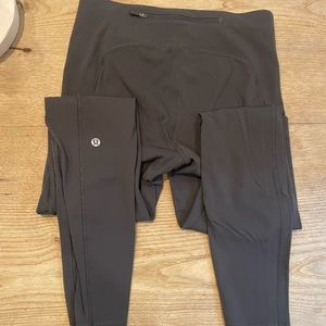 GRAY LULULEMON LEGGINGS!